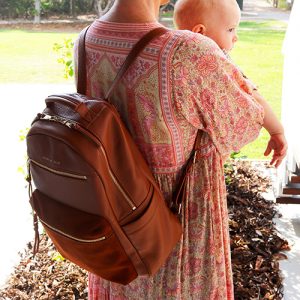 Spark of Wild Leather baby bags backpacks mama disrupt