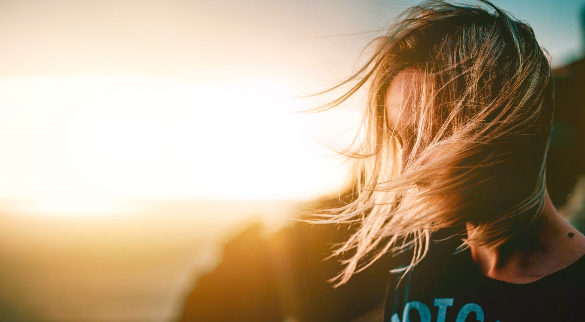 Rejection, Mama Disrupt, Lady outside with sunset in background