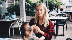 Mother feeding baby with Tommee Tippee’s Anti-Colic bottles