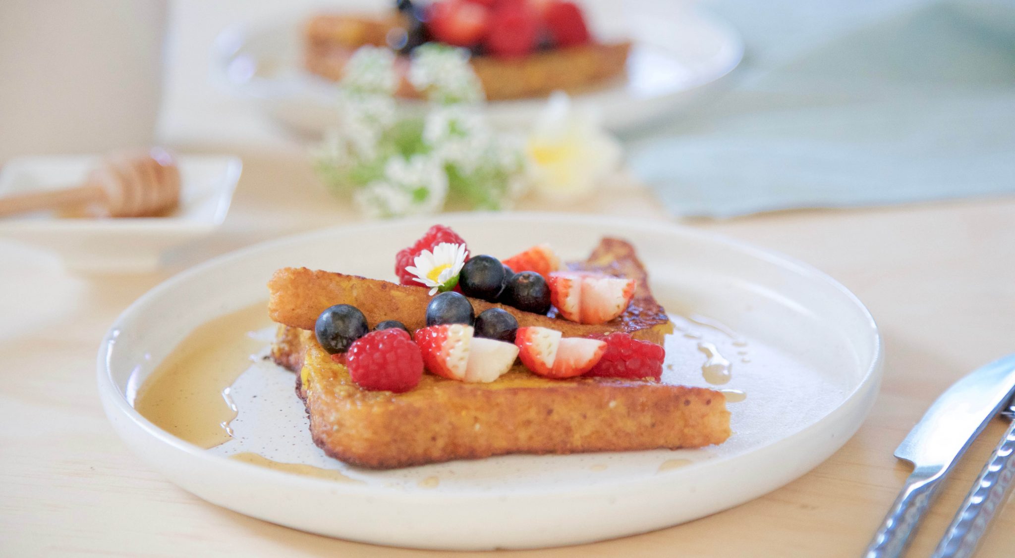 Pumpkin, banana & cinnamon French toast recipe