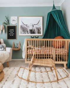 Indi and bear boho style kids rooms