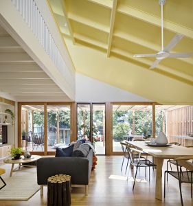 Joyful House dining and lounge area