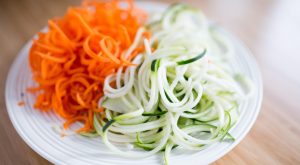 Zoodles and carrots
