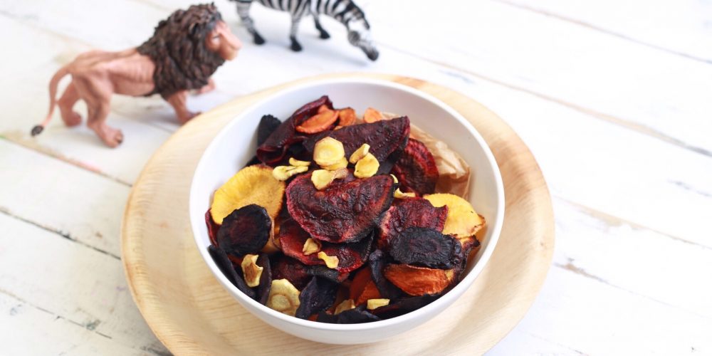 Root vegetable chips by Mandy Sacher