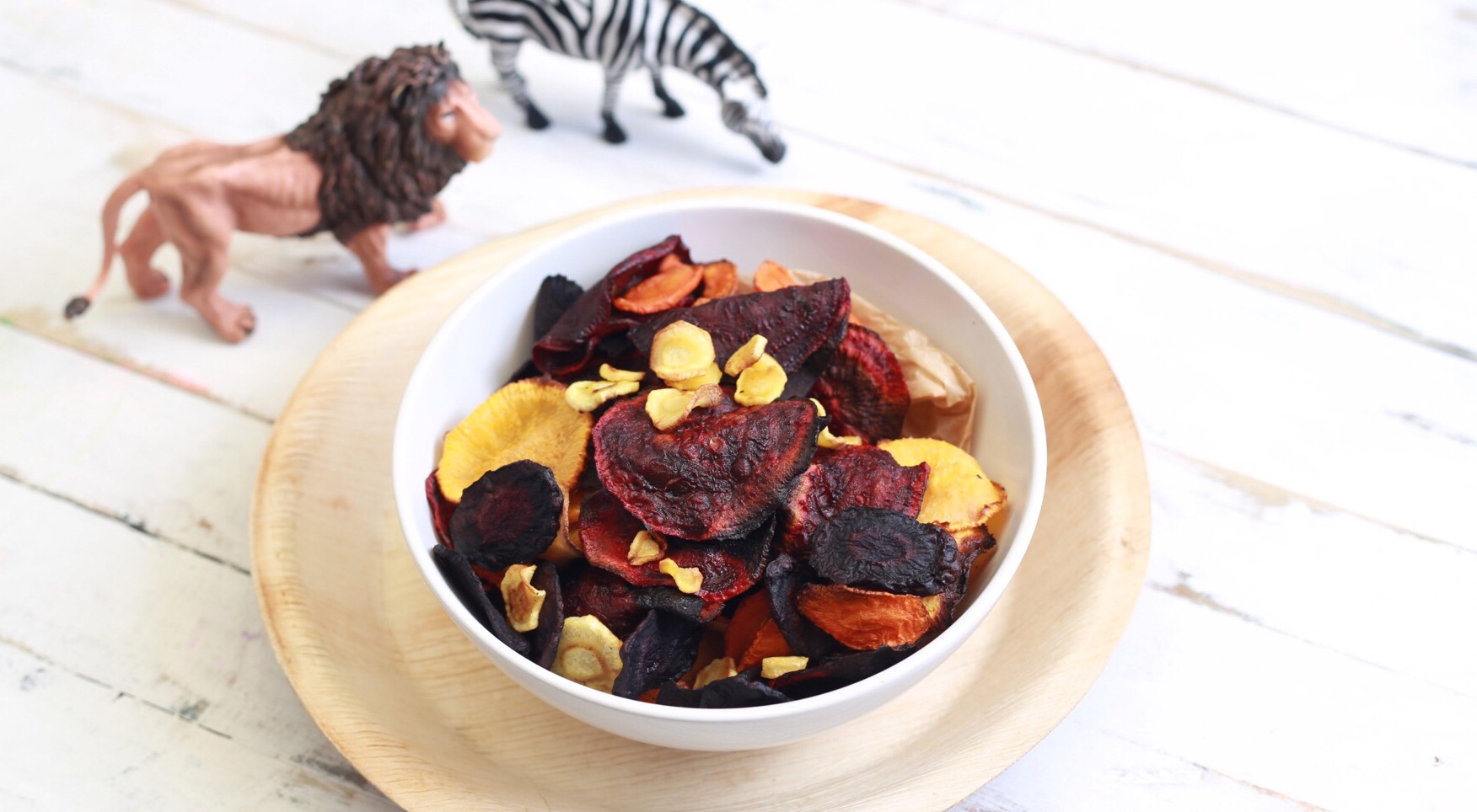 Root vegetable chips by Mandy Sacher