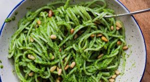 pesto pasta recipe, mama disrupt