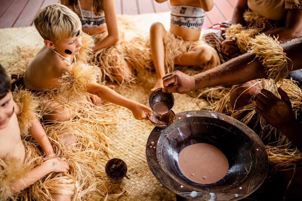 fiji nanuku auberge mama disrupt kids kava ceremonies chocolate