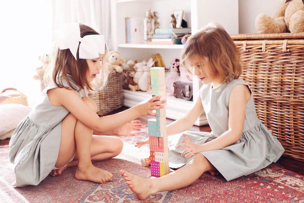 twin girls, anna and florence bedroom mama disrupt
