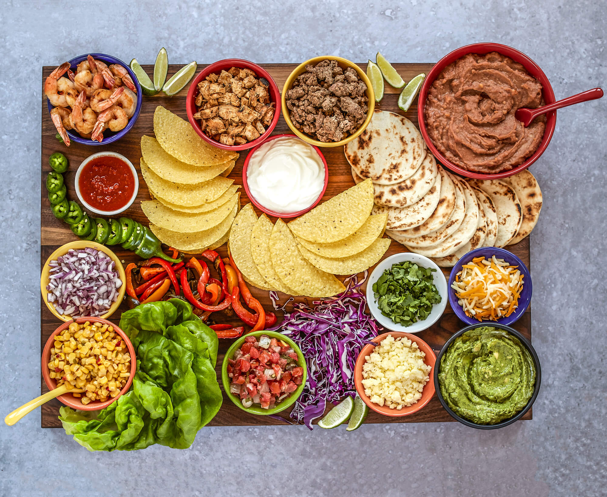 Quick And Easy Mexican Recipe: DIY Taco Board - Mama Disrupt®