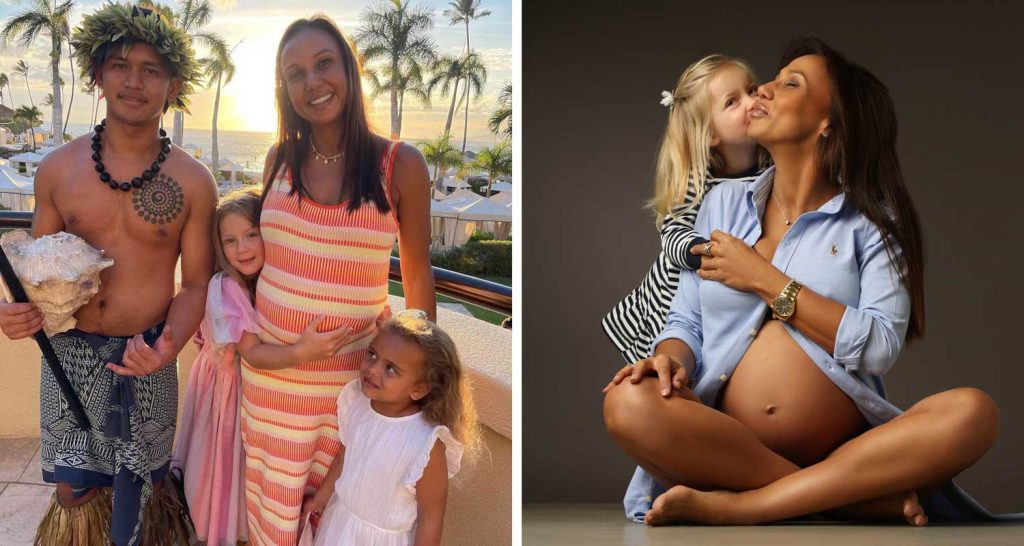 D'Leanne Lewis on a babymoon and pregnant