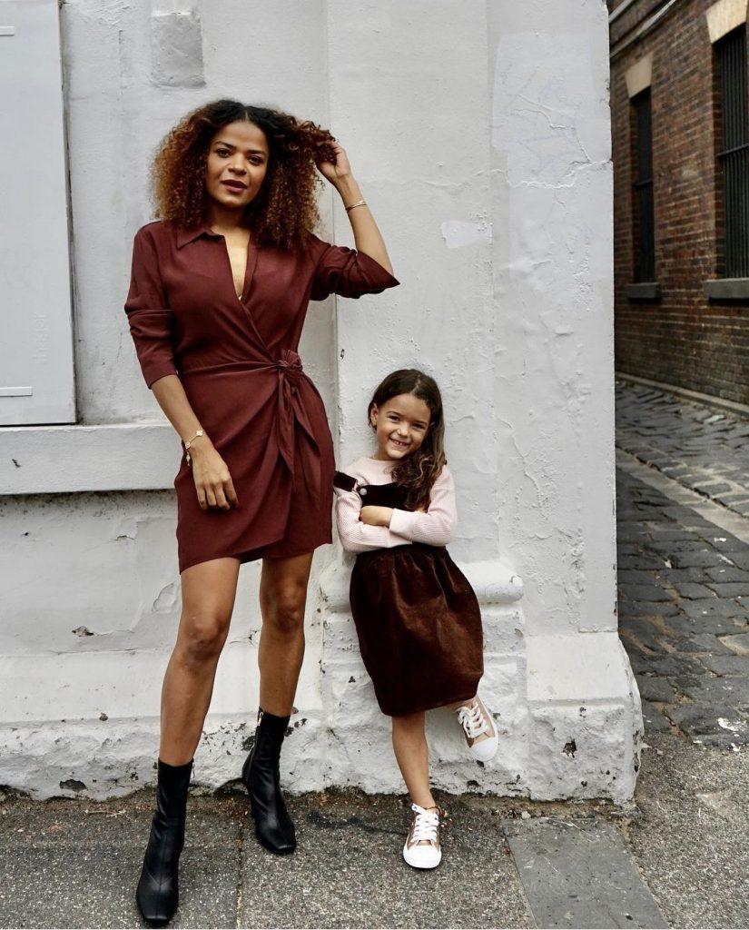 @victorialatu matching her daughter