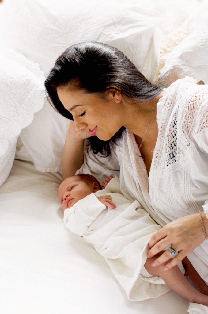 birth doula Leah Patara with baby