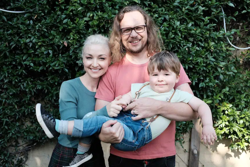 Kate Miller Heidke and family