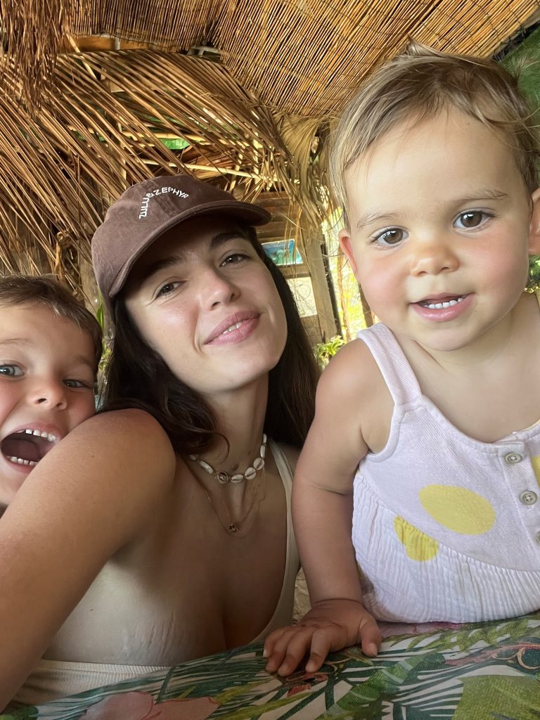 Kita Alexander with her children