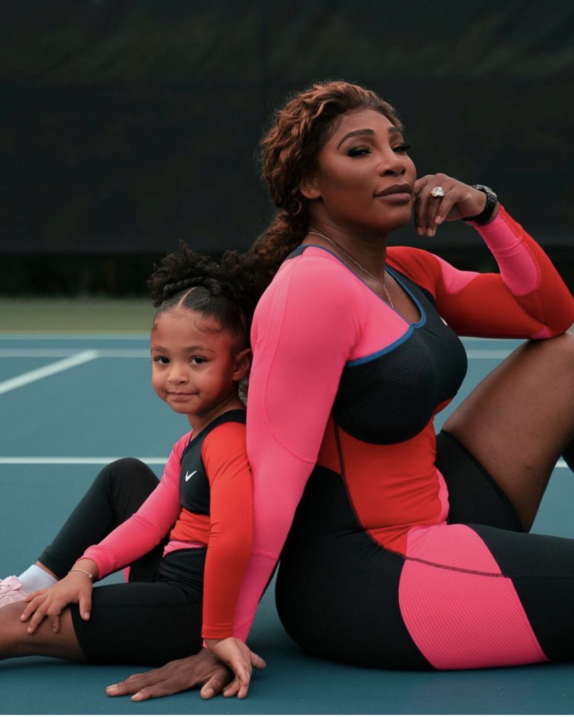 Serena Williams and daughter