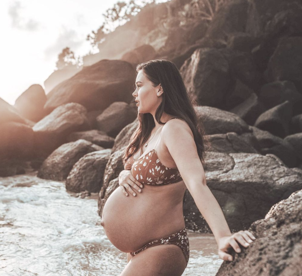 Mikhailla Fitzgerald pregnant after loss #mamadisrupt