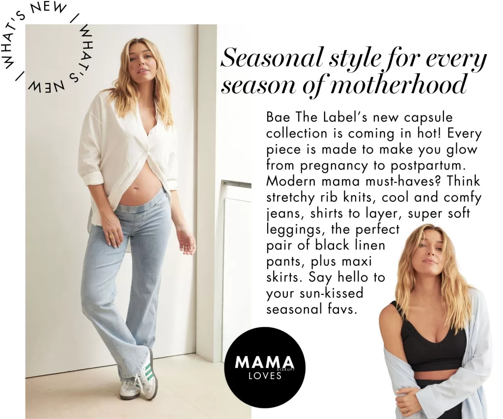 What to wear when pregnant, Bae The Label, Mama Disrupt